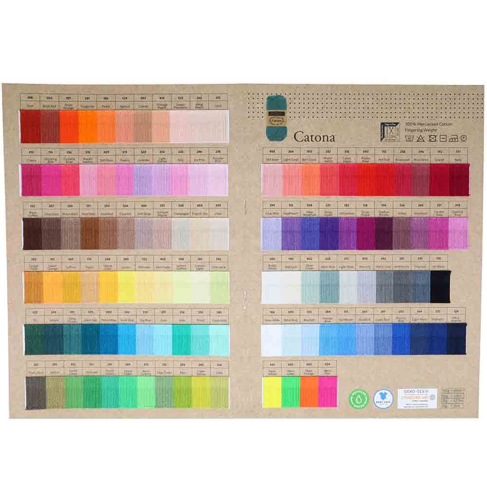 Carte d'échantillons de couleurs Scheepjes - Catona