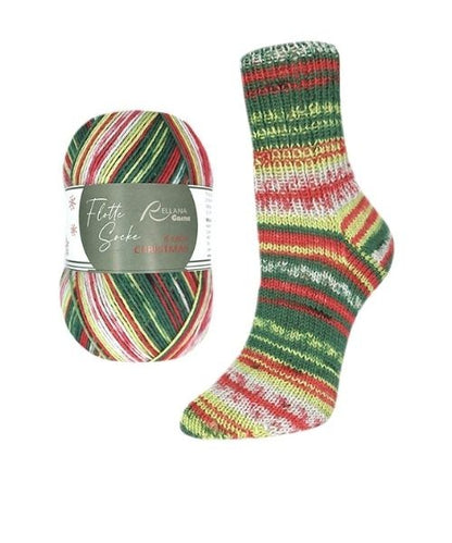 Rellana Garne Flotte Chaussette Noël 6-Ply (2025)