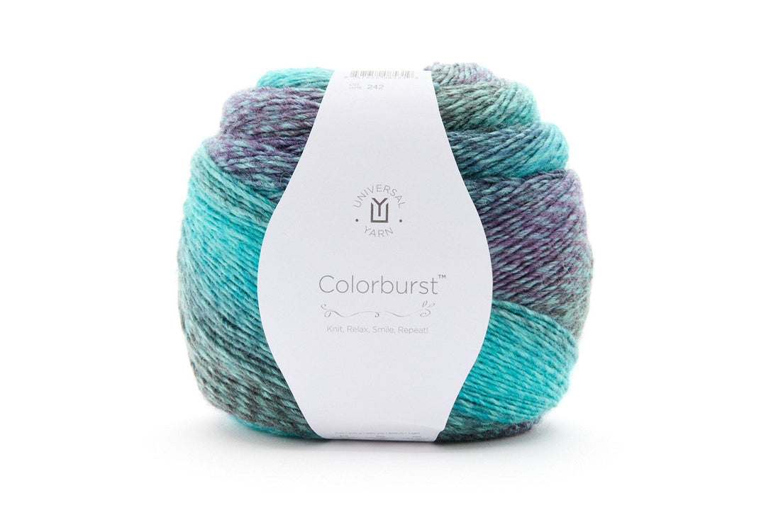 Universal Yarn Colorburst in 102 - Aurora Borealis