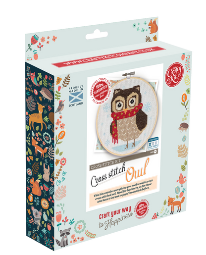 Winter Owl Cross Stitch Kit