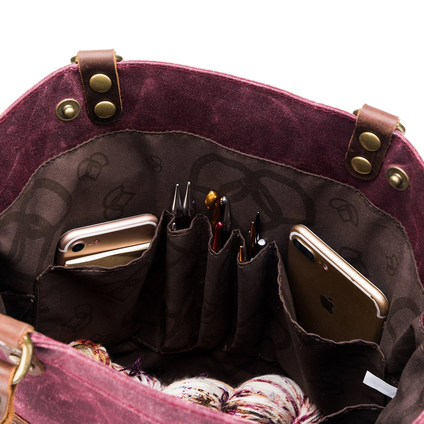 Sac fourre-tout en toile della Q Maker - Bleu sarcelle