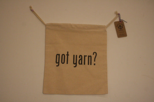 Pine & Purl Drawstring Project Bag