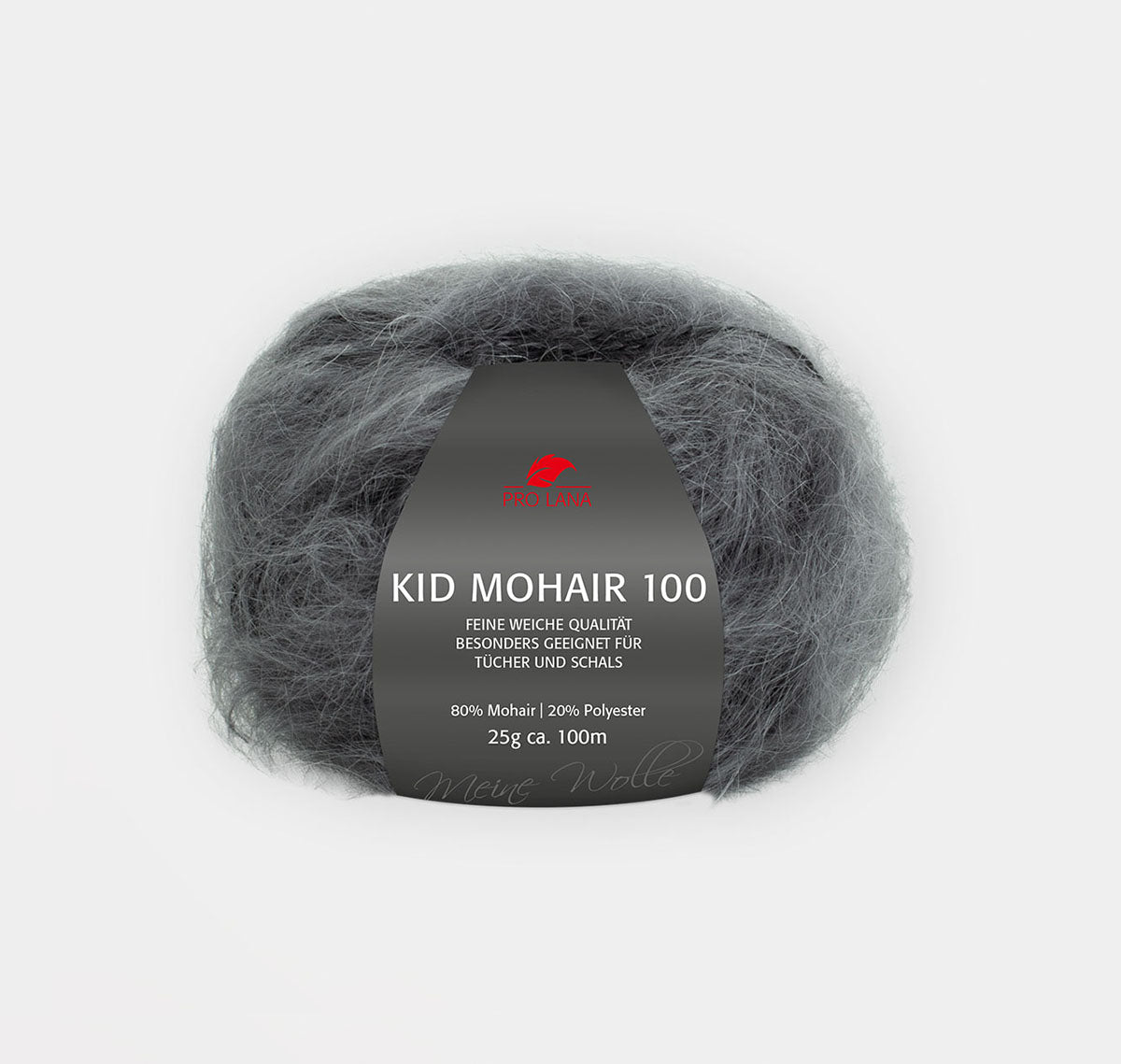Pro Lana Kid Mohair 100 in Anthracite