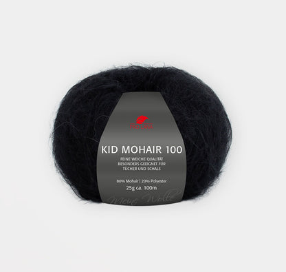 Pro Lana Kid Mohair 100 in Black