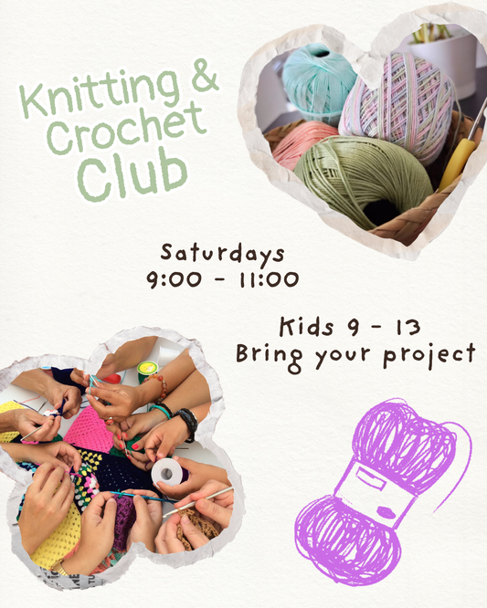 Kids Knitting and Crochet Club