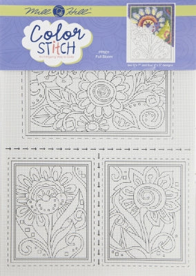 Mill Hill Perforated Paper Color Stitch - Full Bloom