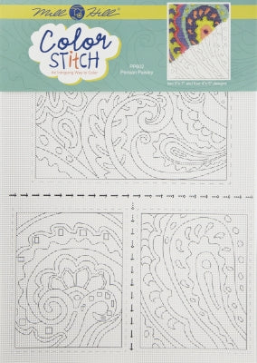 Mill Hill Perforated Paper Color Stitch - Persian Paisley