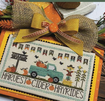 Courtepointes et points Primrose Cottage - Champ de citrouilles