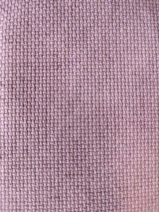 Hand-dyed Aida Cloth 14ct 9x10.5" - Plum