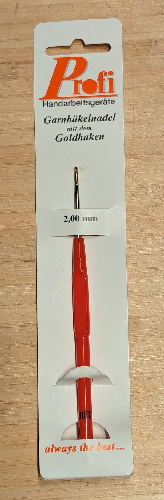 Crochet Profi à pointe dorée