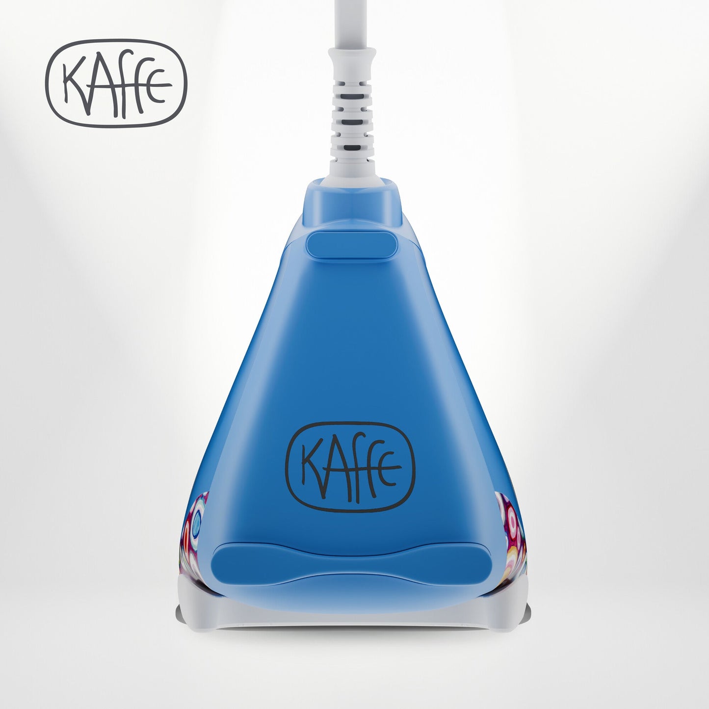 Blue Kaffe product on a white background