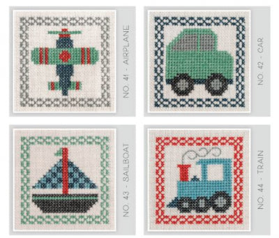 It's Sew Emma - Stitch Cards - Set K (4 motifs)