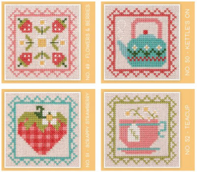 It's Sew Emma - Stitch Cards - Set M (4 motifs)