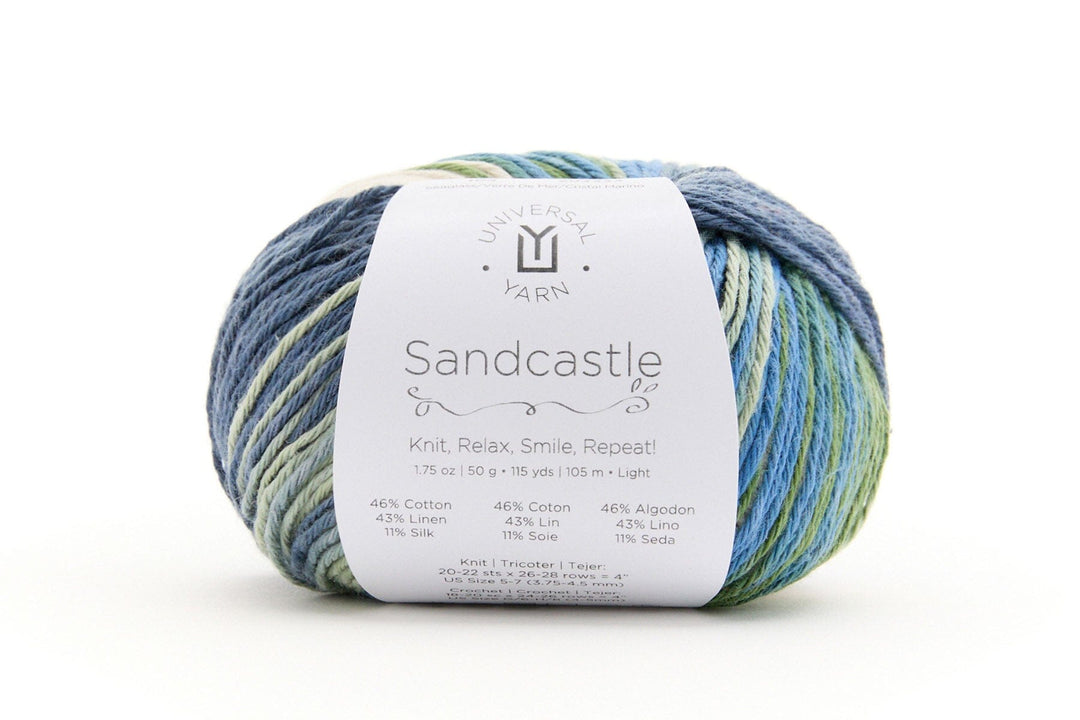 Universal Yarn Sandcastle in 103 - Seaglass