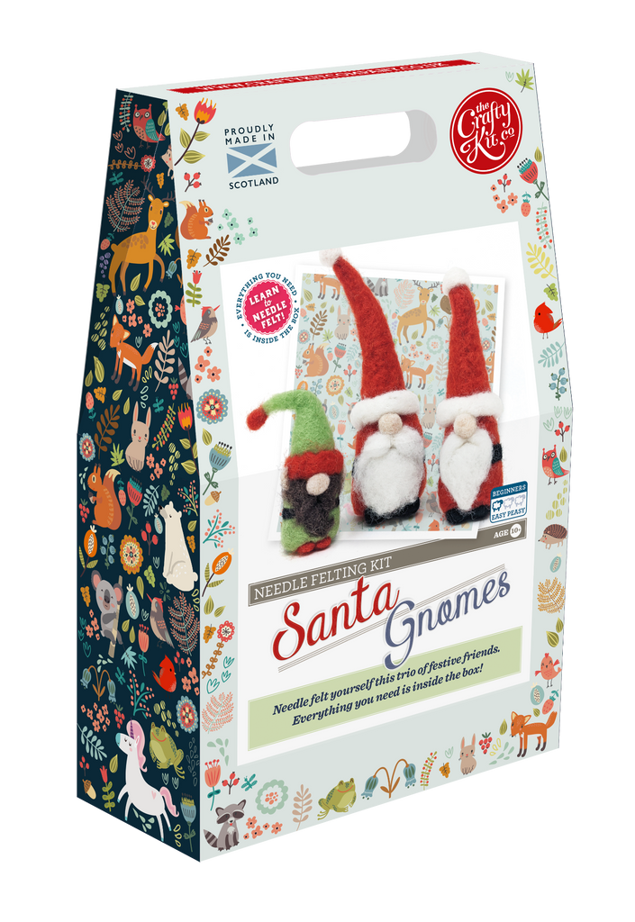 Santa Gnomes Felting Kit