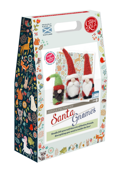Santa Gnomes Felting Kit