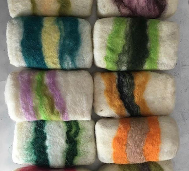 Photo of felted soaps