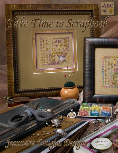 Take Time to Scrapbook Chart Plus Embellishment Pack - Jeannette Douglas Designs