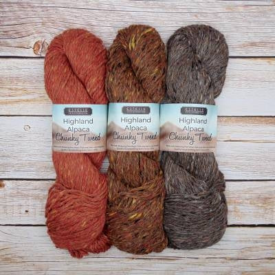 Estelle Highland Alpaca Chunky Tweed