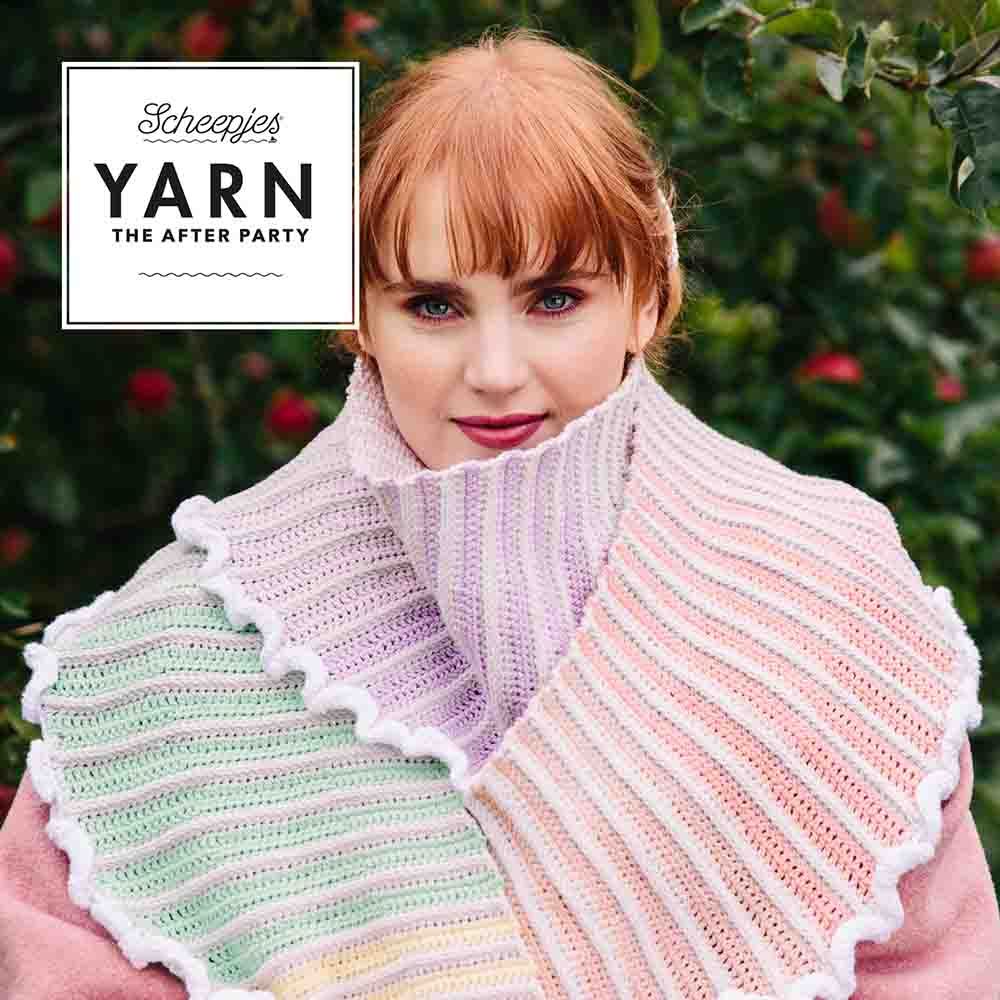 YARN The After Party No. 157 - Rainbow Crescent Scarf