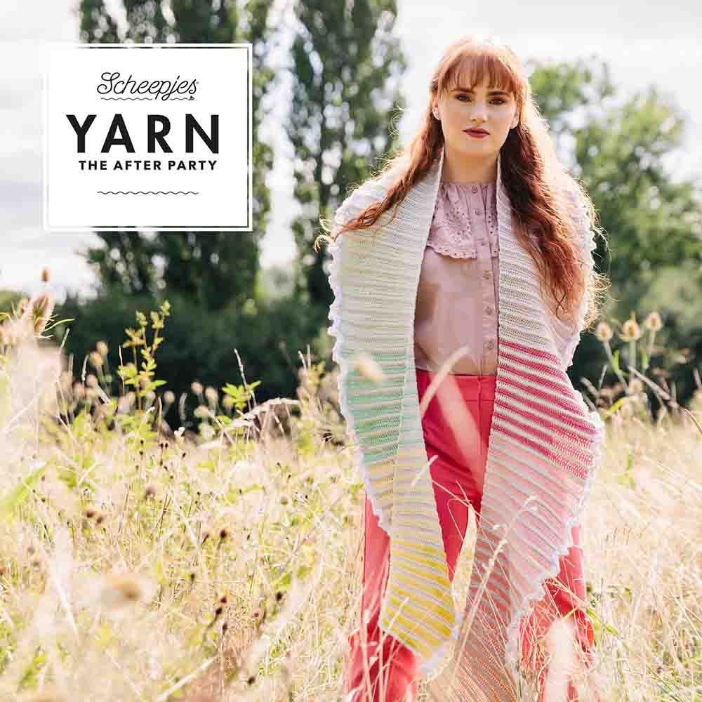 YARN The After Party No. 157 - Rainbow Crescent Scarf