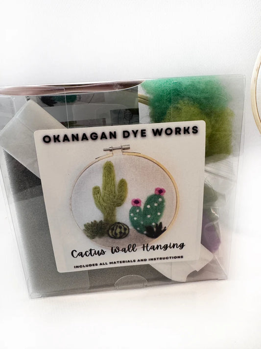 Cactus Wall Hanging (Felting Kit)