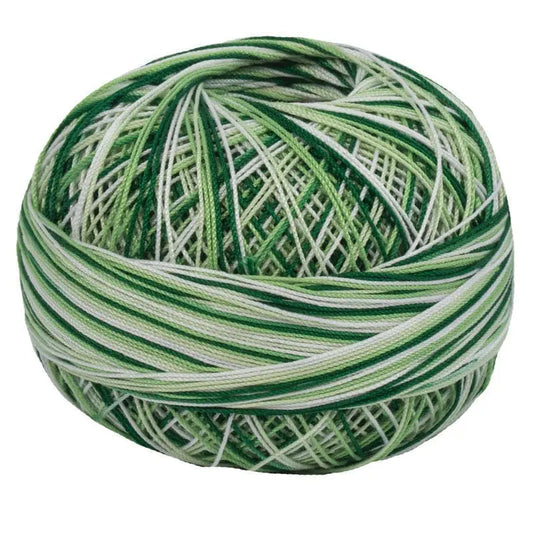 Lizbeth Size 20 – 152  Christmas Green Mix