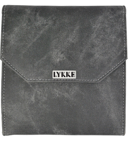 Ensemble d'aiguilles à tricoter circulaires interchangeables Lykke Driftwood 5" - Étui en denim gris