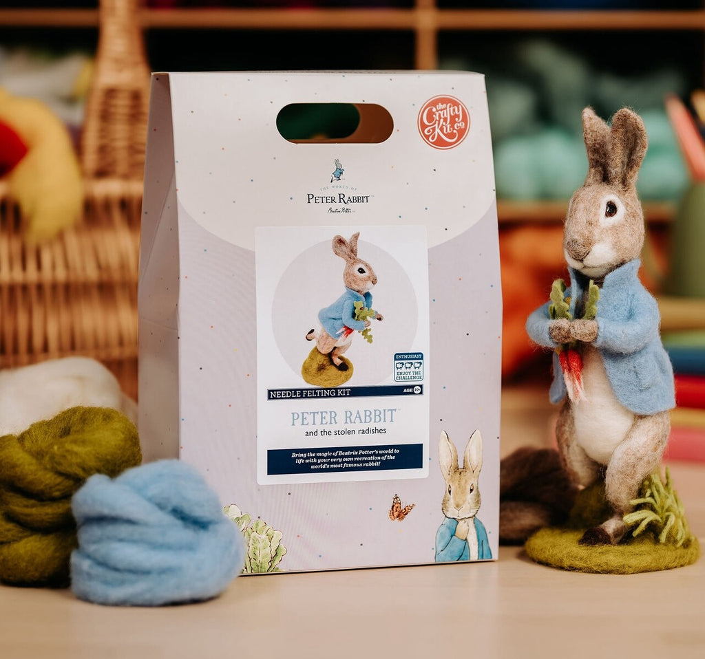 Peter Rabbit and the Stolen Radishes Needle Felting Kit