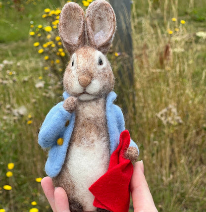 Peter Rabbit and His Pocket Handkerchief Needle Felting Kit