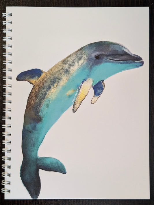Blank Notebook - Dolphin Cover