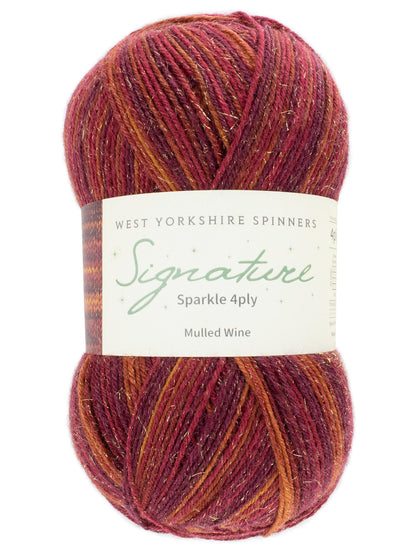 West Yorkshire Spinners Signature Sparkle 4Ply - Collection Noël