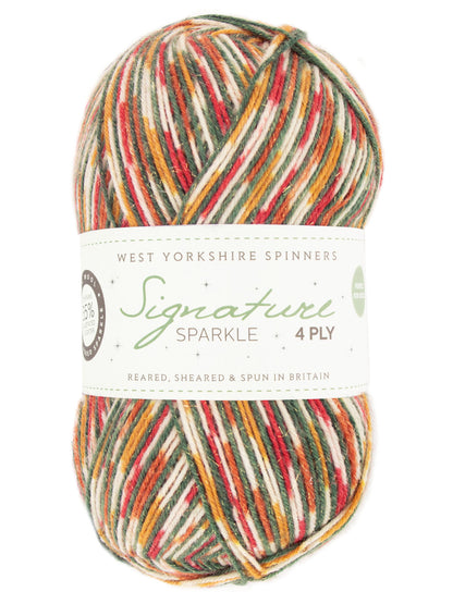 West Yorkshire Spinners Signature Sparkle 4Ply - Collection Noël
