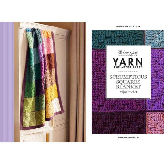 YARN The After Party No. 203 - Scrumptious Squares Blanket