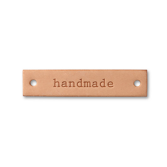 Prym "Handmade" Leather Label - Rectangle