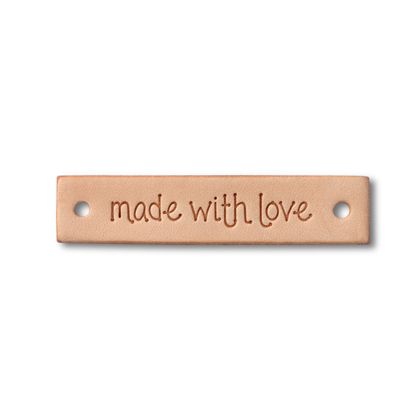 Prym "Made With Love" Leather Label - Rectangle