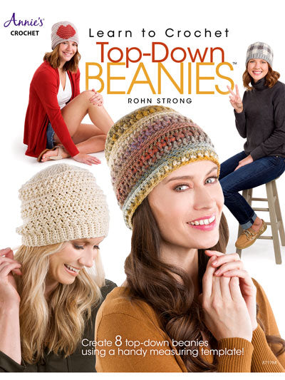 Learn to Crochet Top-Down Beanies Book by Rohn Strong