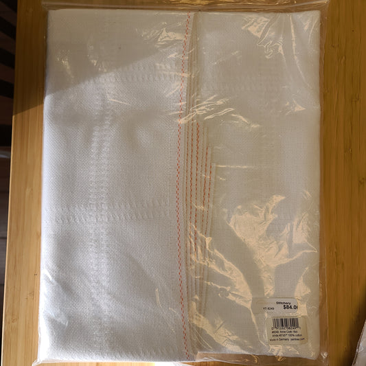 Anne Cloth Cotton - 18ct - Afghans - Blanc