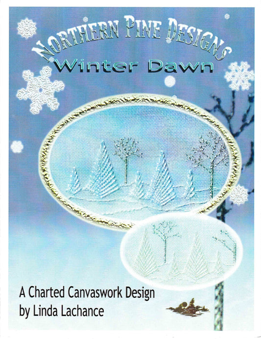 Dessins de pins du Nord Aube d'hiver