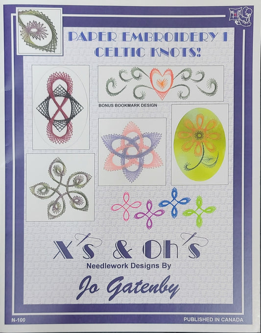 X's &amp; Oh's Paper Embroidery I Noeuds Celtiques