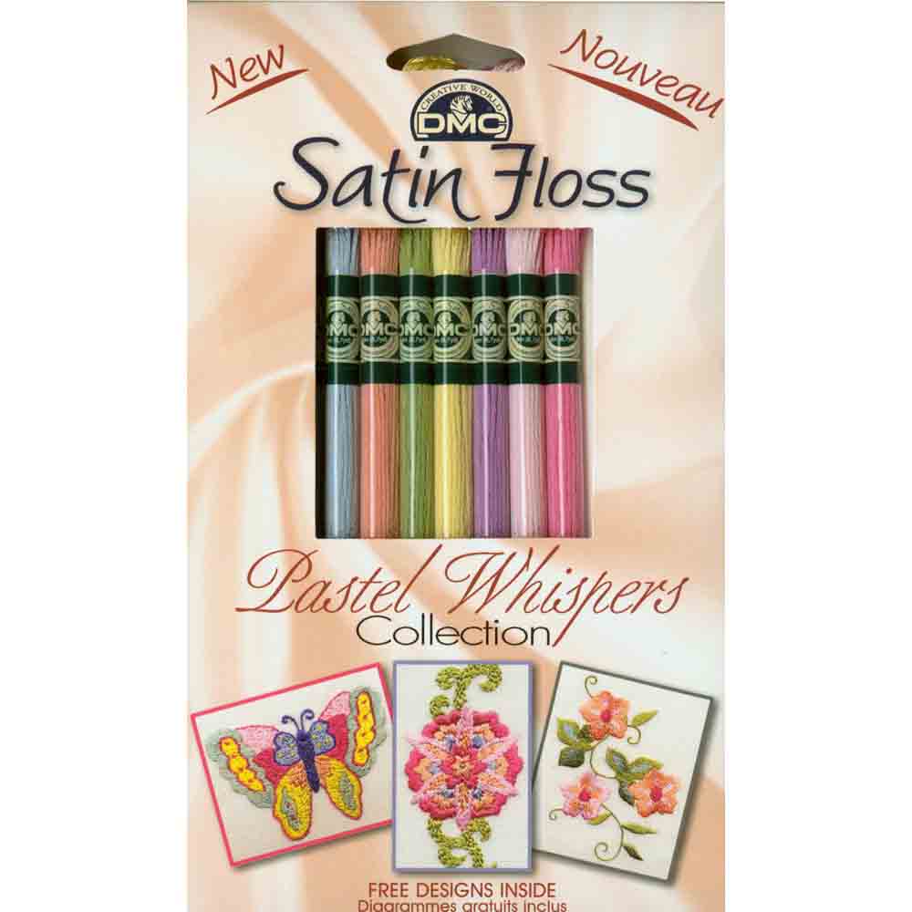 DMC #1008F Satin Floss 8 Pack - ″Pastel Whispers″