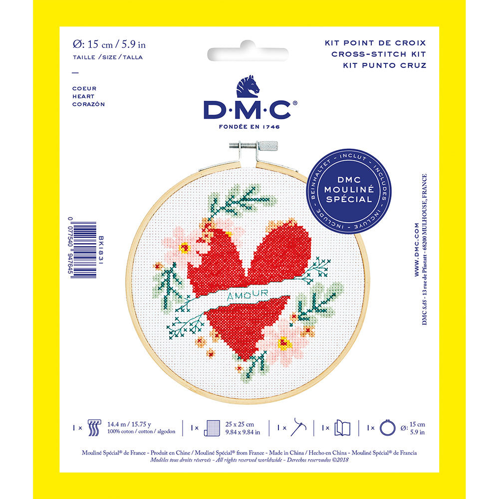 DMC Stitch Kit XS - Coeur