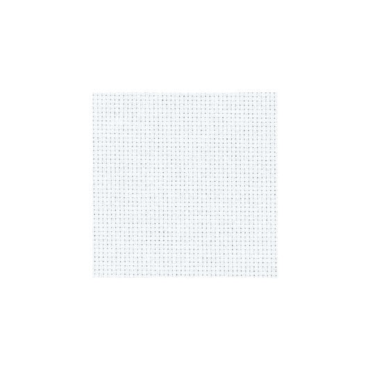 Tissu Aida - 14 Fils - Blanc - 1/4m