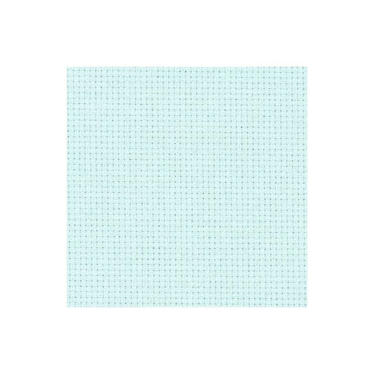 Tissu Aida - 14 Fils - Bleu Glace - 1/4m