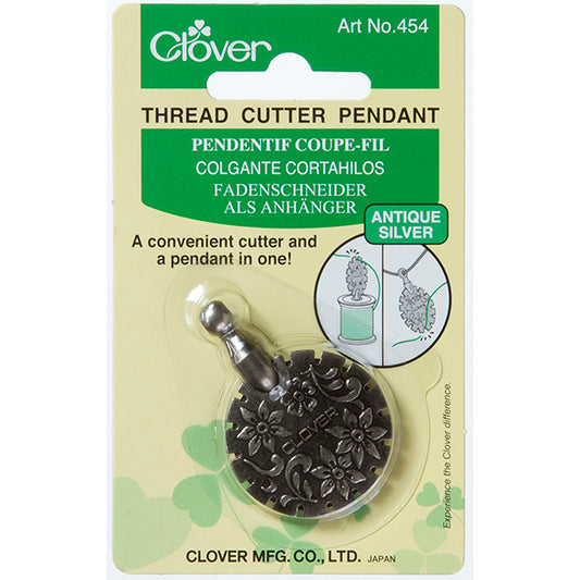 Clover 454 - Thread Cutter Pendant - Silver