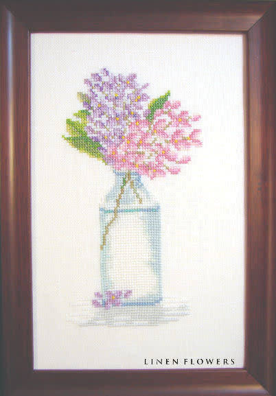 Linen Flowers Lilac Sensations