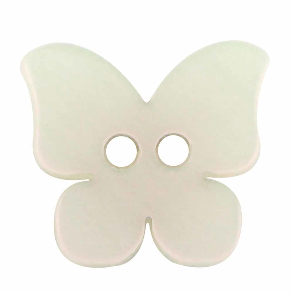 Cirque Butterfly 16mm 2-Hole Button Pink