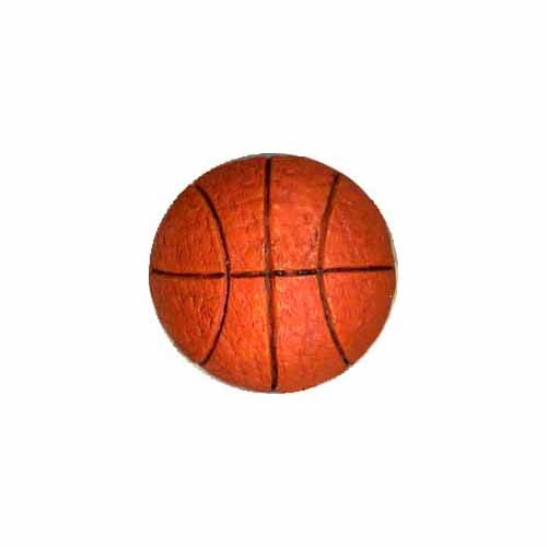 Bouton Cirque Basketball à tige 18 mm Orange