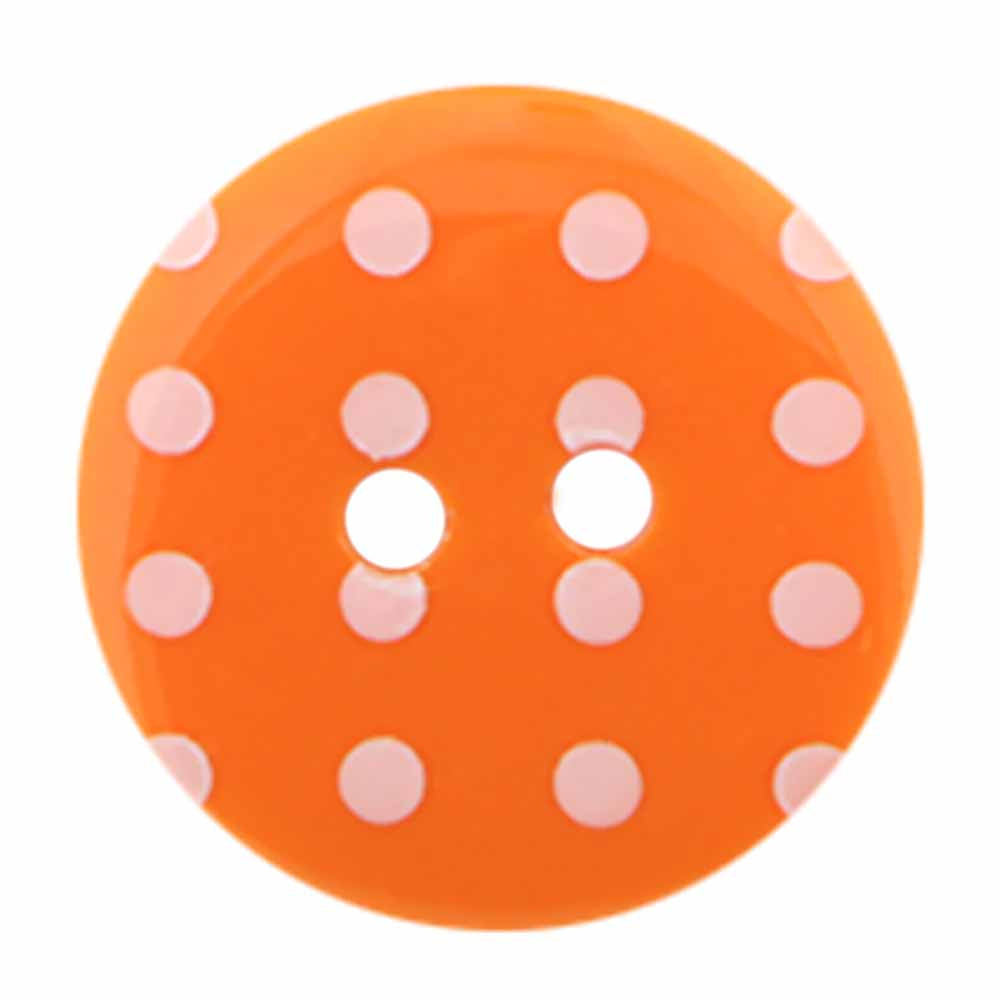 Cirque Polka Dot Round 18mm 2-Hole Button