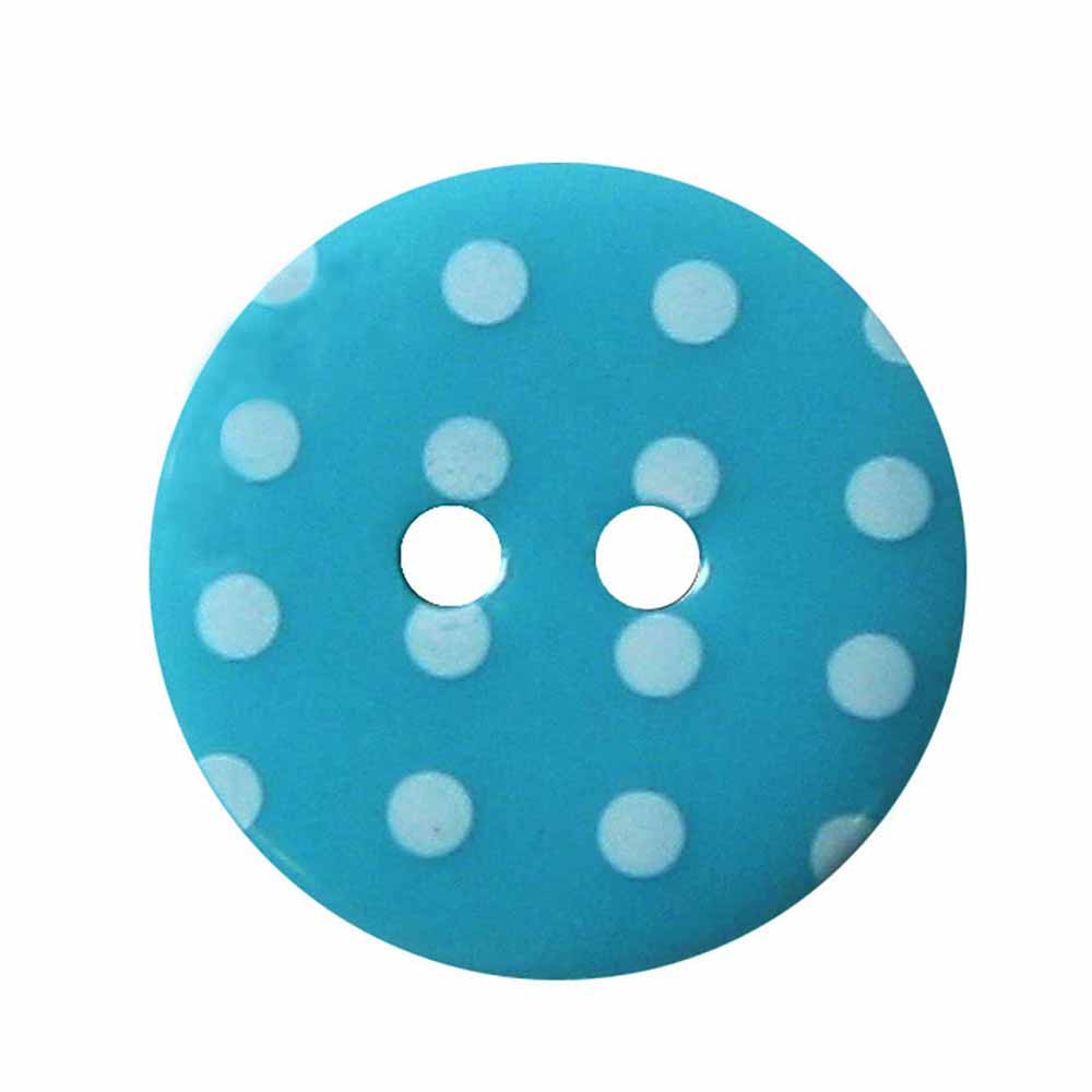 Cirque Polka Dot Round 18mm 2-Hole Button